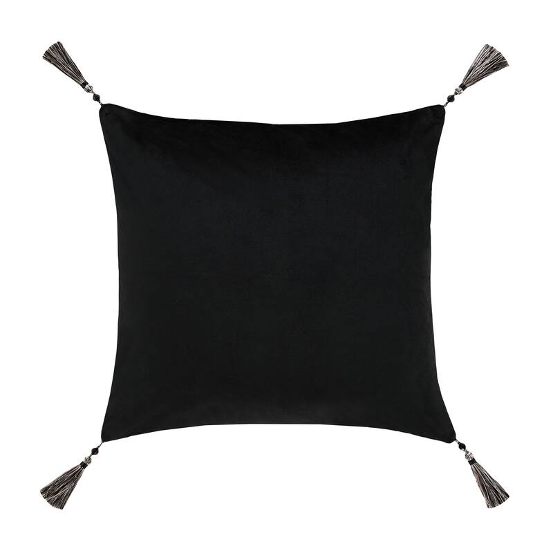 Davinci 18" Square Embellished Decorative Throw Pillow