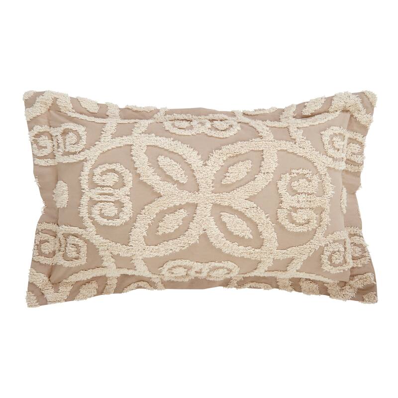 Better Trends Eden Comforter Set 100% Cotton Tufted Soft Plush Chenille Machine Washable Tumble Dry