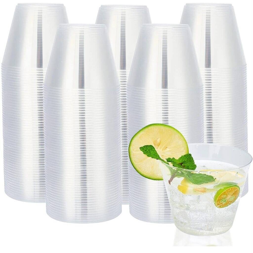 5 oz Clear Plastic Wedding Party Cups