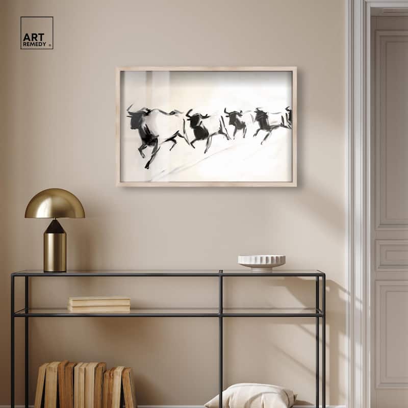 Bovine II Shadowbox by Art Remedy
