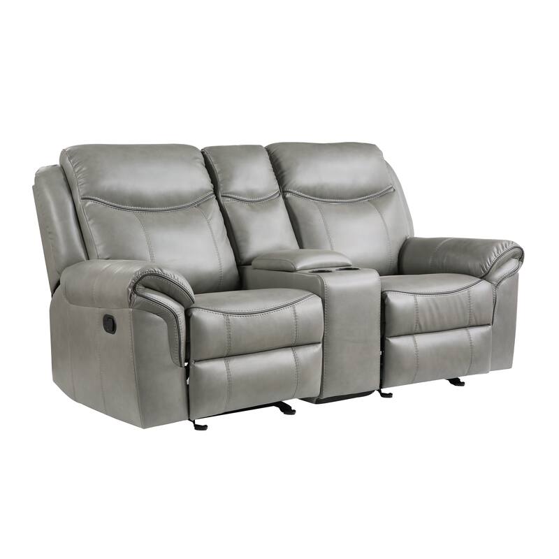 Brisa Manual Double Glider Reclining Loveseat