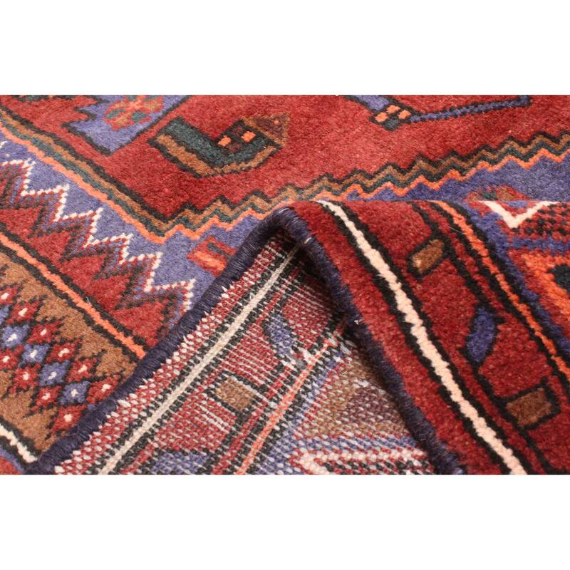 ECARPETGALLERY Hand-knotted Konya Anatolian Dark Red Wool Rug - 4'4 x 7'5