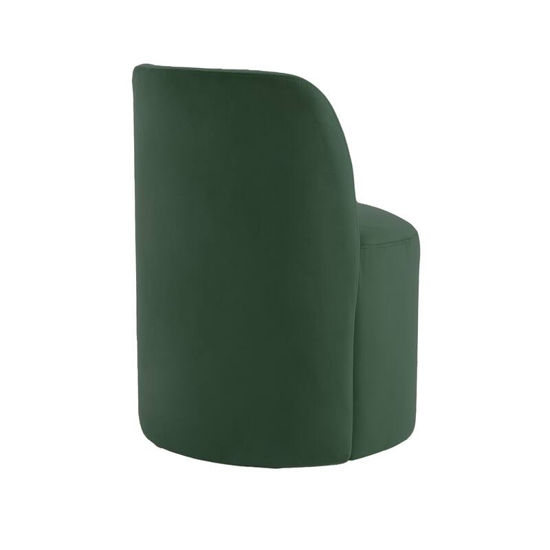 Modern Linen Upholstery Dining Chair Barrel Chair