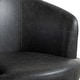 preview thumbnail 43 of 56, 2 Set Faux Leather Club Swivel Barrel Accent Chair