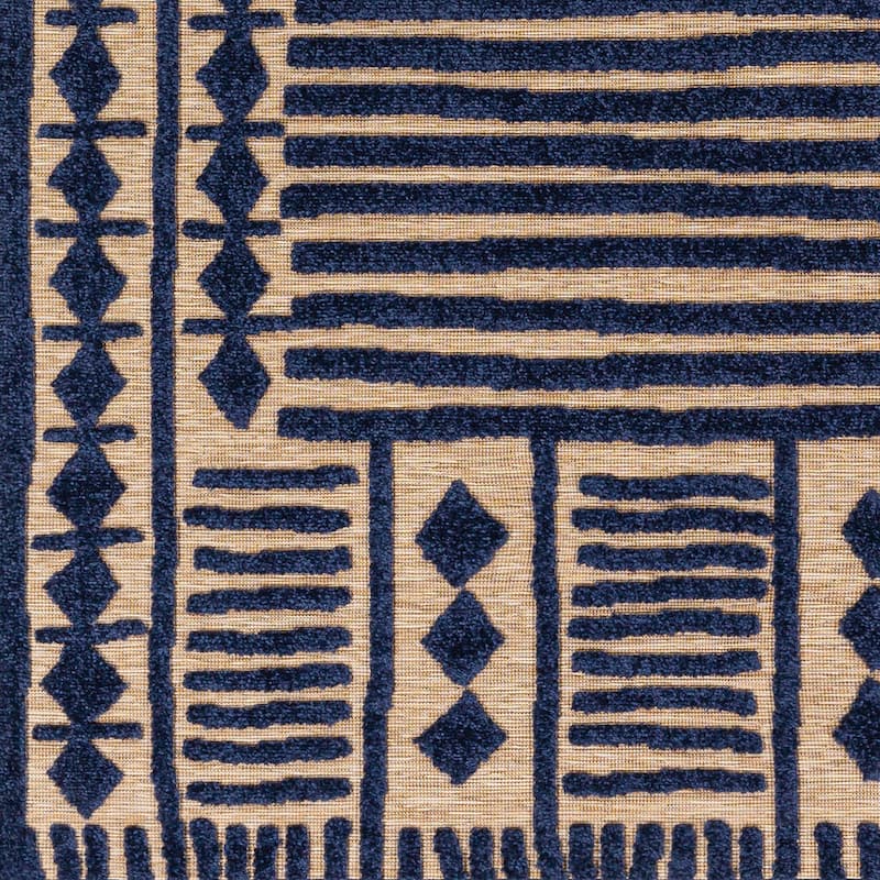 Livabliss Kaidi Global Stripe Outdoor Area Rug