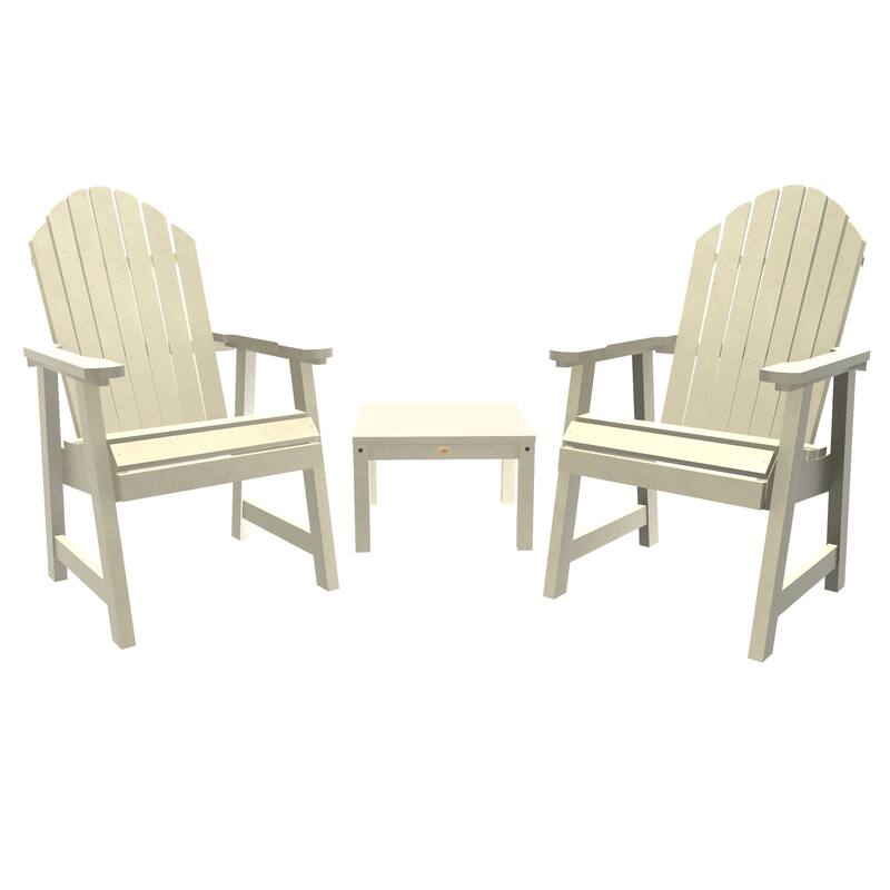 HIGHWOOOD 3-Piece Adirondack Seating Set - Whitewash