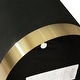 preview thumbnail 53 of 88, Adeco Round Storage Ottoman Footrest Stool Velvet Gold Plating Base