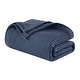 preview thumbnail 24 of 120, Madison Park Waffle Weave 100% Cotton Breathable Lightweight Blanket