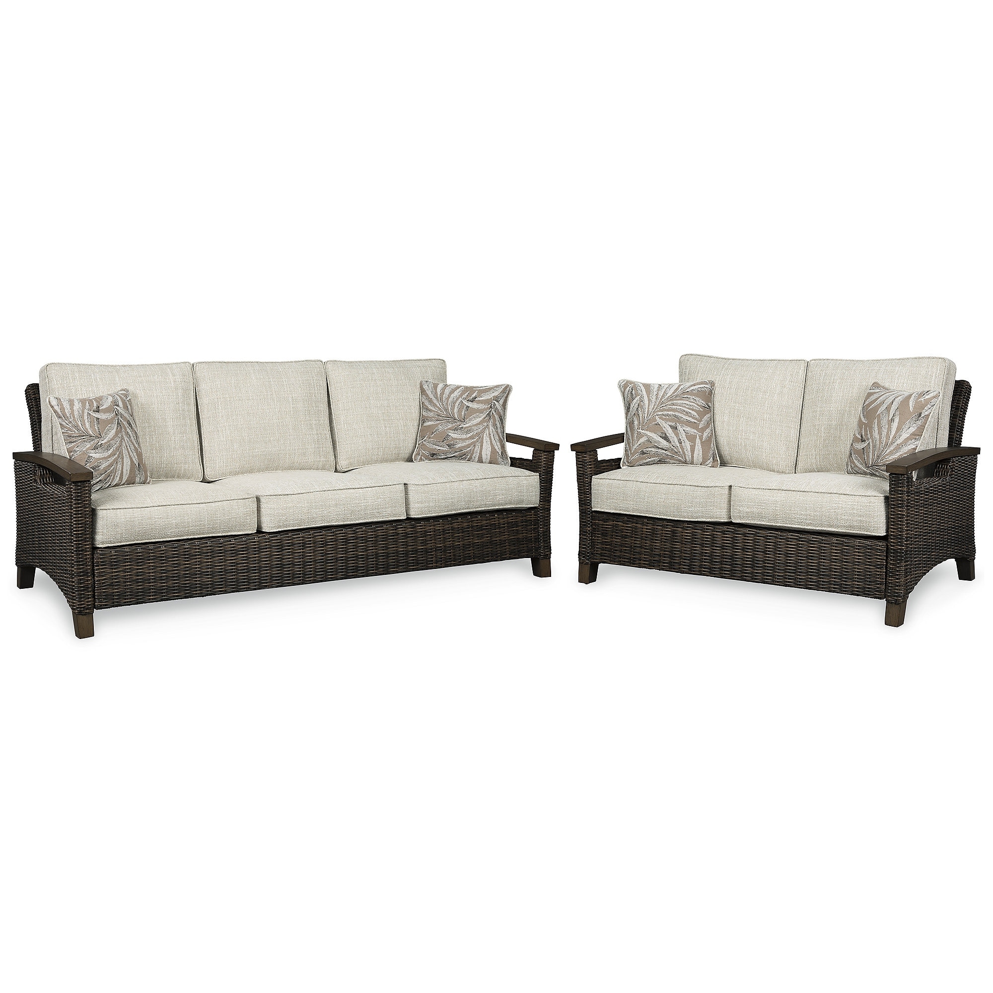 Paradise Trail 2 Piece Outdoor Seating - Medium Brown Paradise Trail 2 Piece Outdoor Seating - Medium Brown