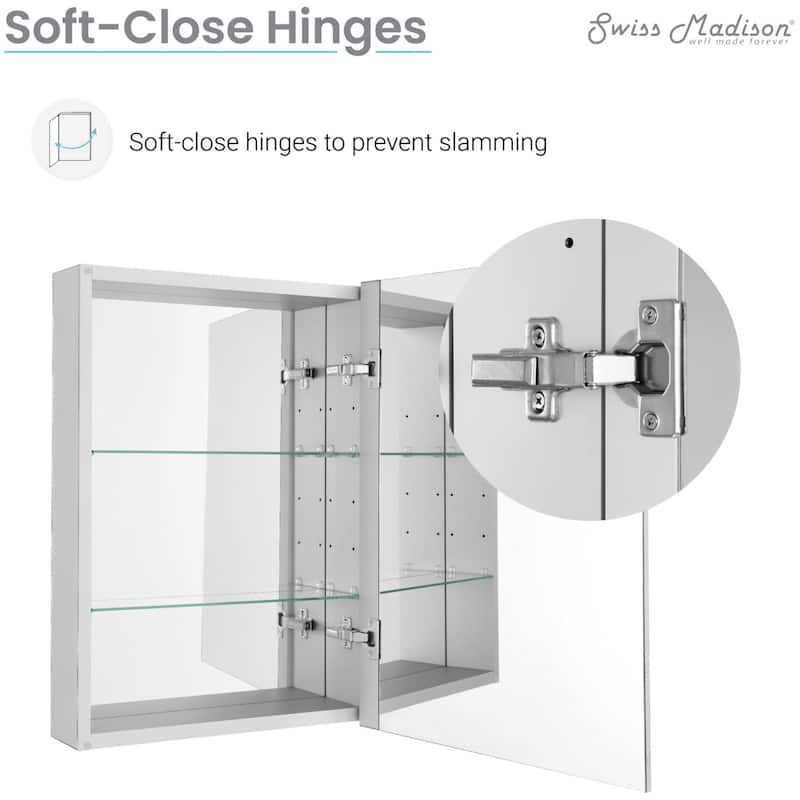 Swiss Madison SM-MC001 Cache 19-11/16" x 27-9/16" Frameless 1 Door