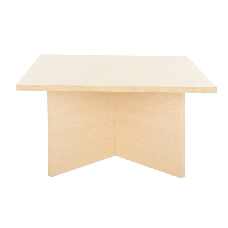 SAFAVIEH Vilia Modern Square Coffee Table - 32 In. W x 32 In. D x 16 In. H - 32Wx32Dx16H - Natural
