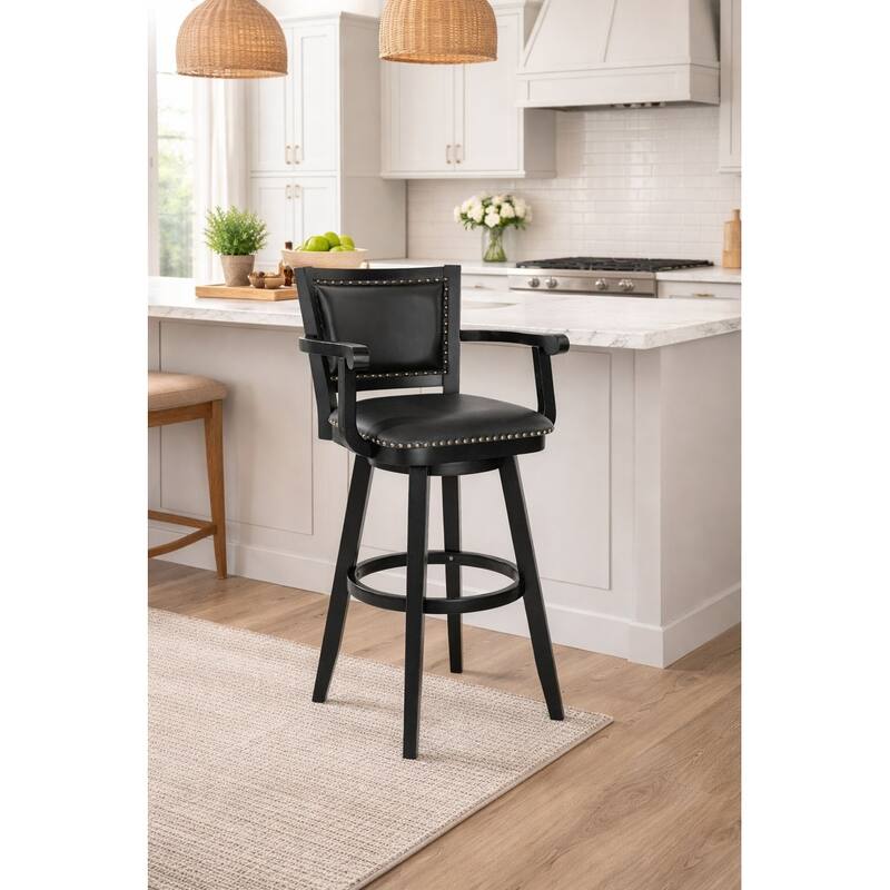 Broadmoor Wood Extra Tall Swivel Barstool