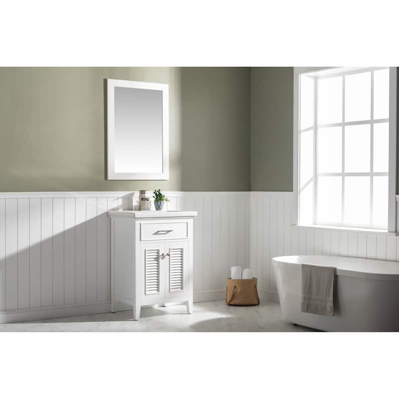 Cameron 24" Single Sink Vanity in White