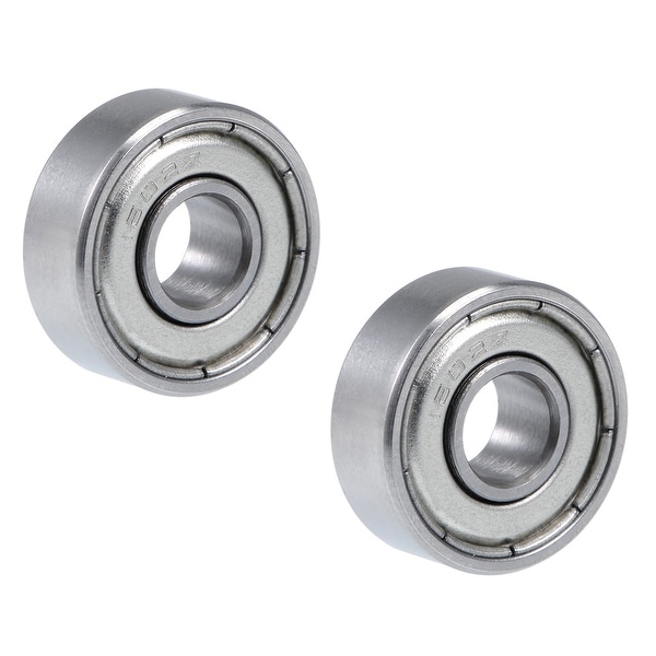 1602ZZ Deep Groove Ball Bearing 1/4"x11/16"x1/4" Shield Chrome Bearings 2pcs - 2 Pack - 1602ZZ (1/4"x11/16"x1/4")