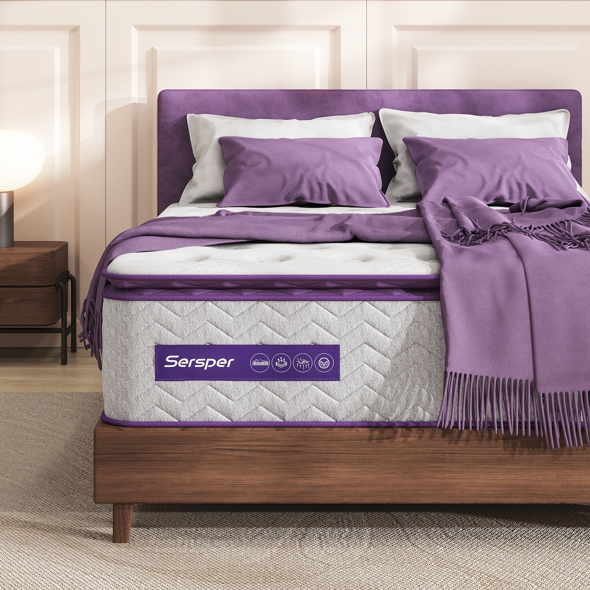 12 in Pillow Top Mattresses Bed Bath Beyond