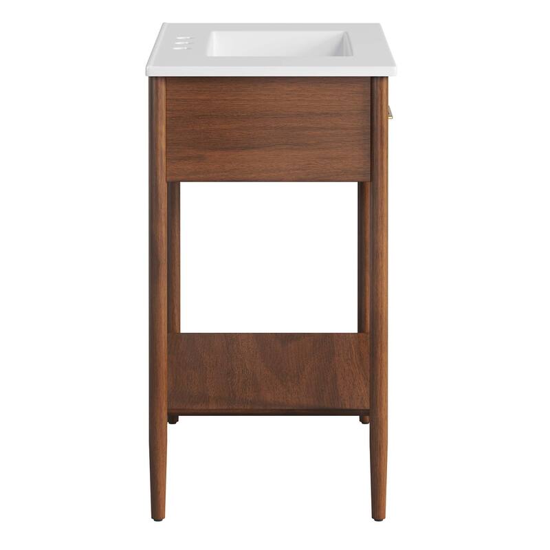 Zaire 18"/24"/30"/36"/48" Bathroom Vanity with White Sink Top