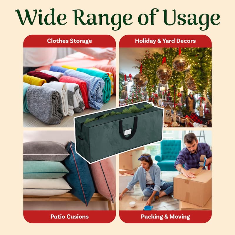 Christmas Tree Storage Bag - Protects Holiday Decorations & Artificial Trees by Elf Stor