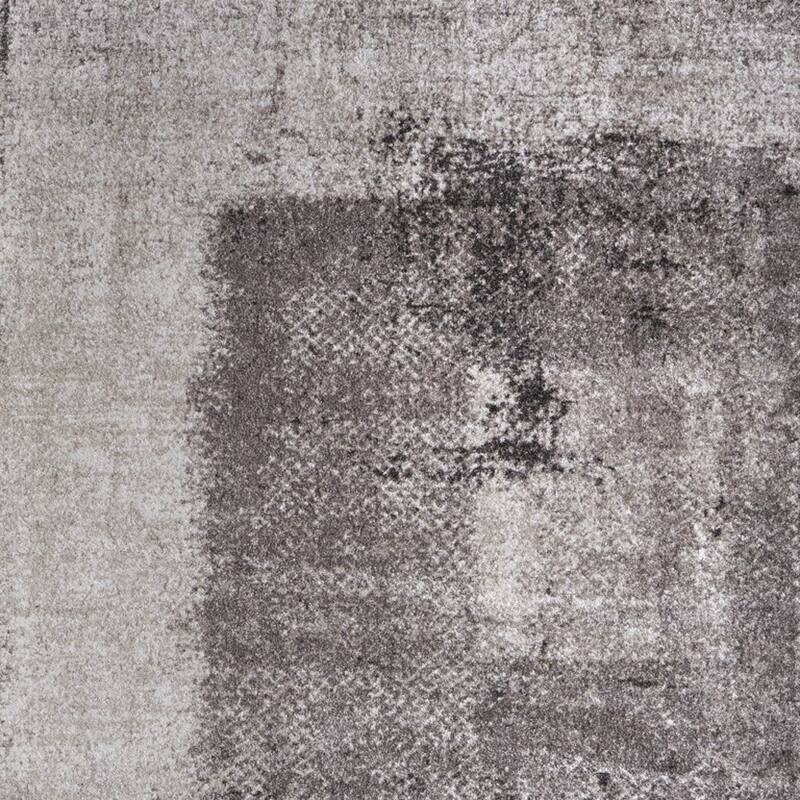 HomeRoots Abstract Industrial Rectangle Area Rug
