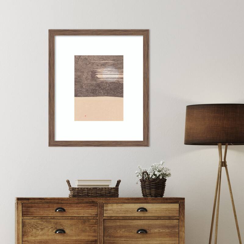 Study At the Seaside by Thoth Adan Wood Framed Wall Art Print