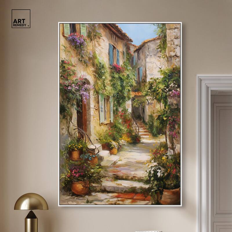 Mediterranean Charm II Canvas by Art Remedy