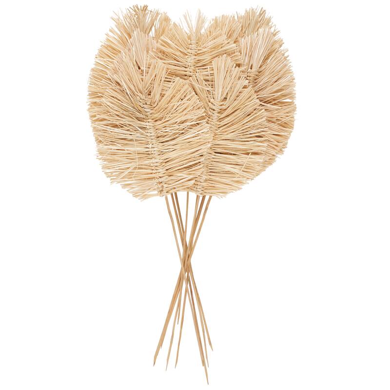 Brown Dried Plant Tall Spear Home Decor Natural Foliage with Sharp Stems