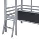 preview thumbnail 16 of 34, Twin Loft House Bed with Slide