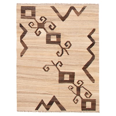 Sivas Beige Kilim 5'1" x 6'7" - 5'1 x 6'7