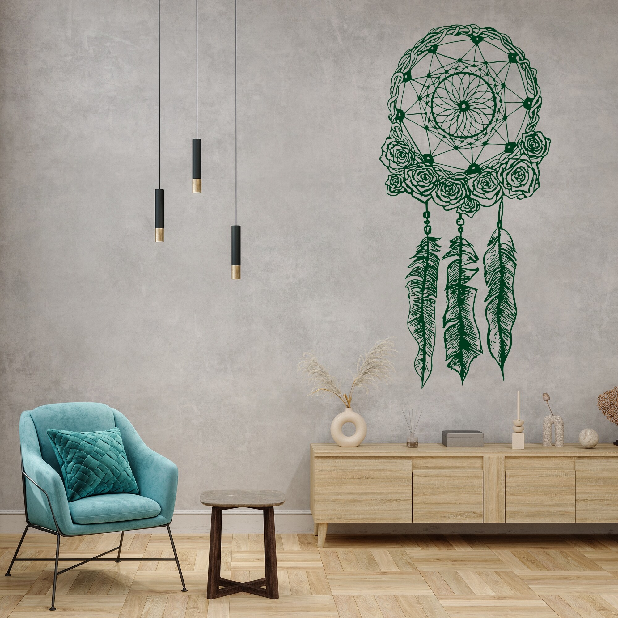 Dream Catcher Wall Decal Vinyl Sticker Decals-image