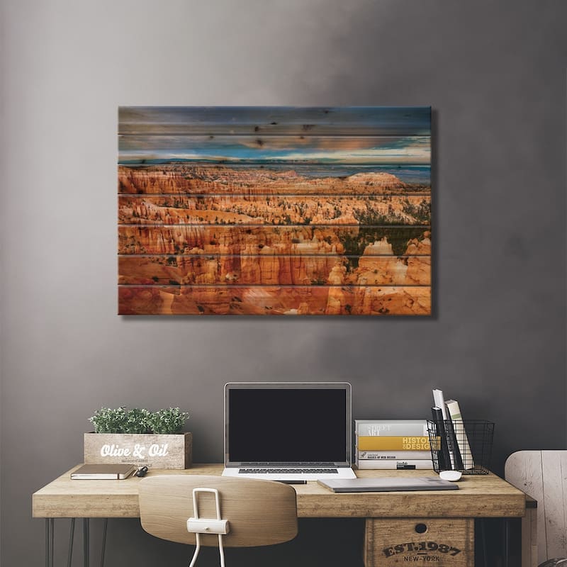 Last Light, Bryce Canyon National Park, Utah, USA Print On Wood by Matteo Colombo - Multi-Color