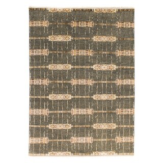 Grit And Ground Jewel Lariat Hand Knotted Area Rug Overstock 31426024