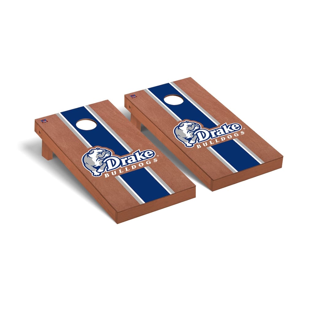 Drake Bulldogs Rosewood Cornhole Board Set