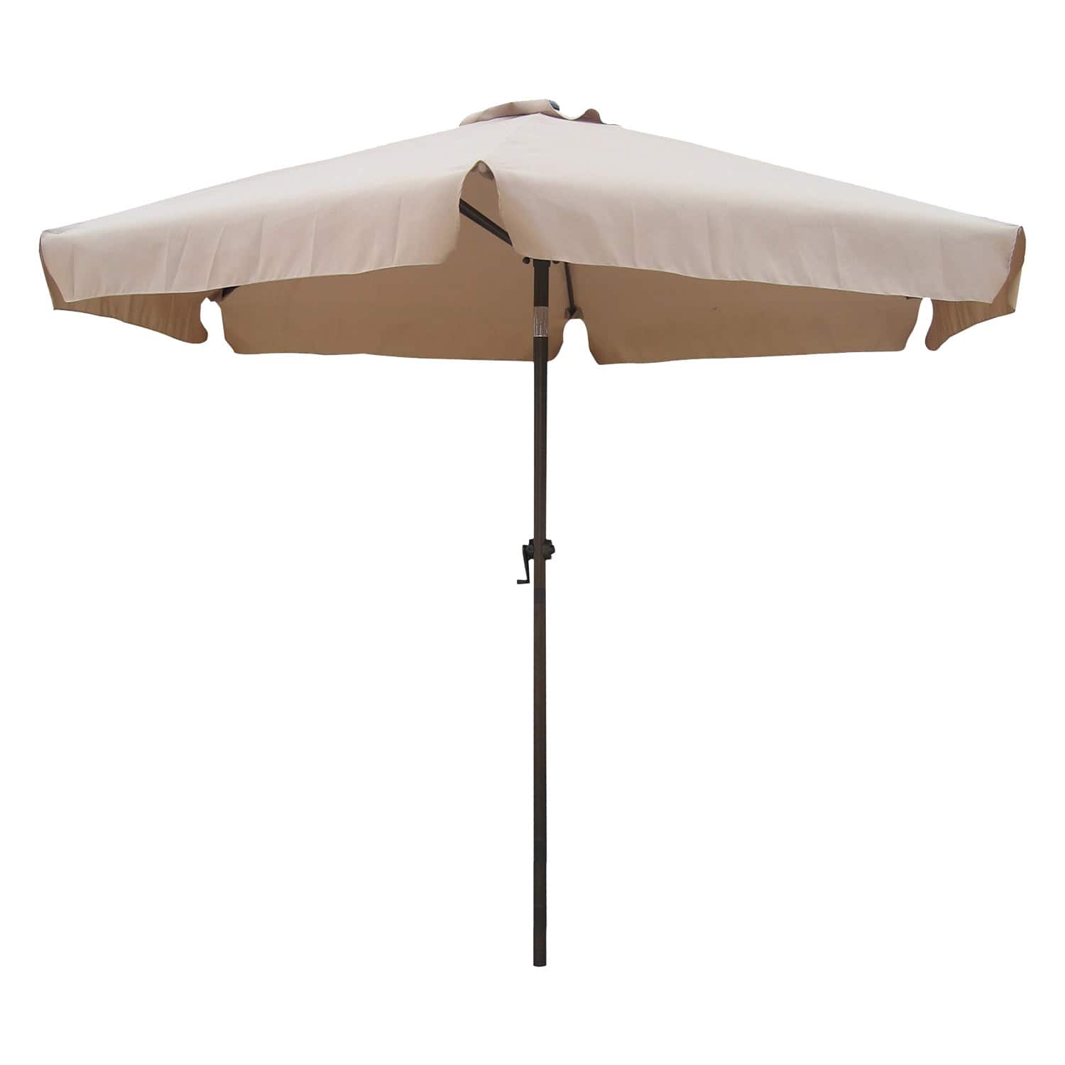 international caravan khaki market patio umbrella PURPLE LEAF Luxury Heavy-Duty Commercial Hydraulic Semi-Automatic Umbrella 8x8 FT(1.9