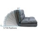 preview thumbnail 55 of 58, Loungie Microsuede 5-position Convertible Flip Chair/ Sleeper