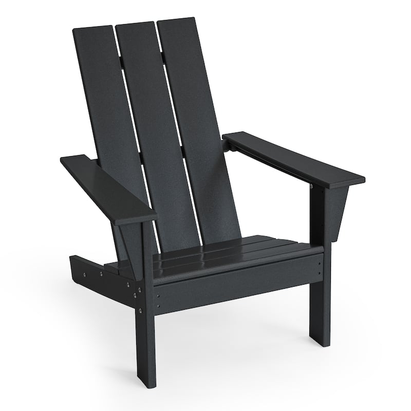 3-Piece Adirondack Chair Set with Table,HDPE All-Weather Resistant,Outdoor Chair for Patio,Garden,Poolside