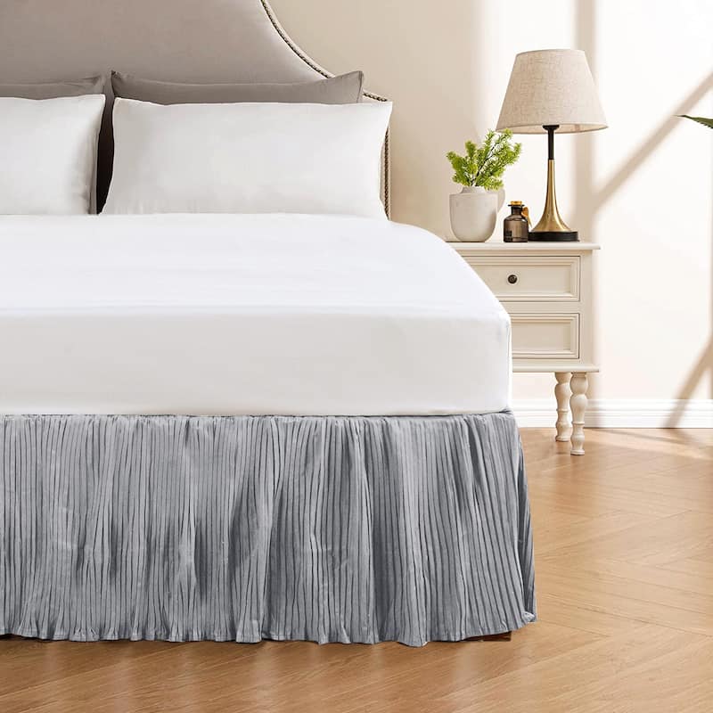 Serenta 18 Inch Drop Diamond Square Matching Bed Skirt