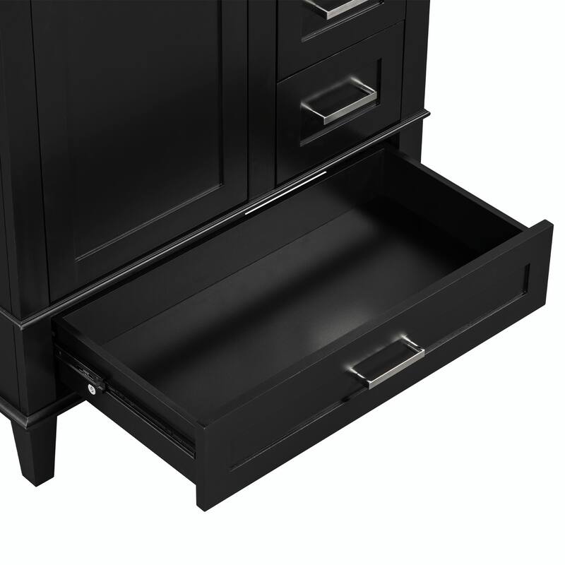 30" Modern Bathroom Vanity with Sink, Storage Cabinet
