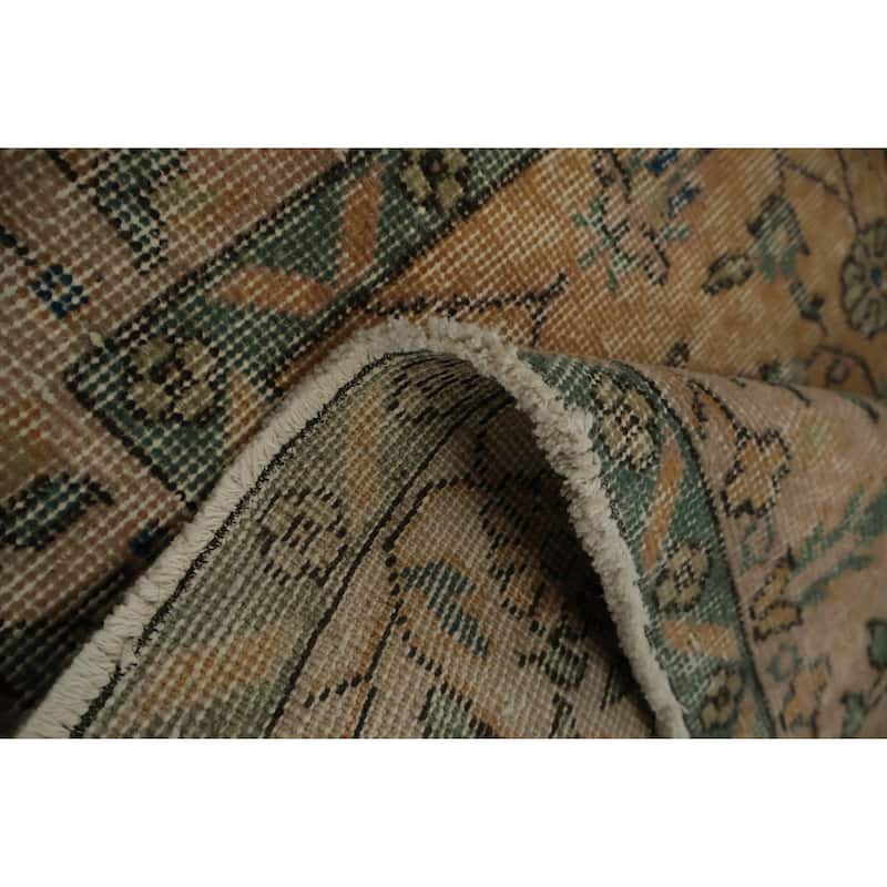 Hand Knotted Oriental 100% Wool Carpet Transitional Floral Oranges & Rust Anatolian Area Rug - 6' 10'' X 3' 8''