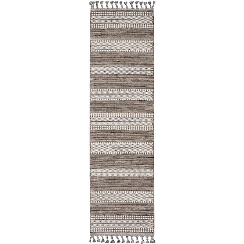 Nourison Asilah Scandinavian Boho Stripe Area Rug