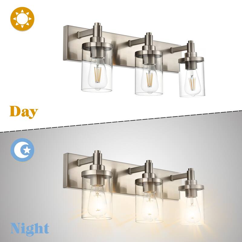Modern Bathroom Lights with Clear Shape