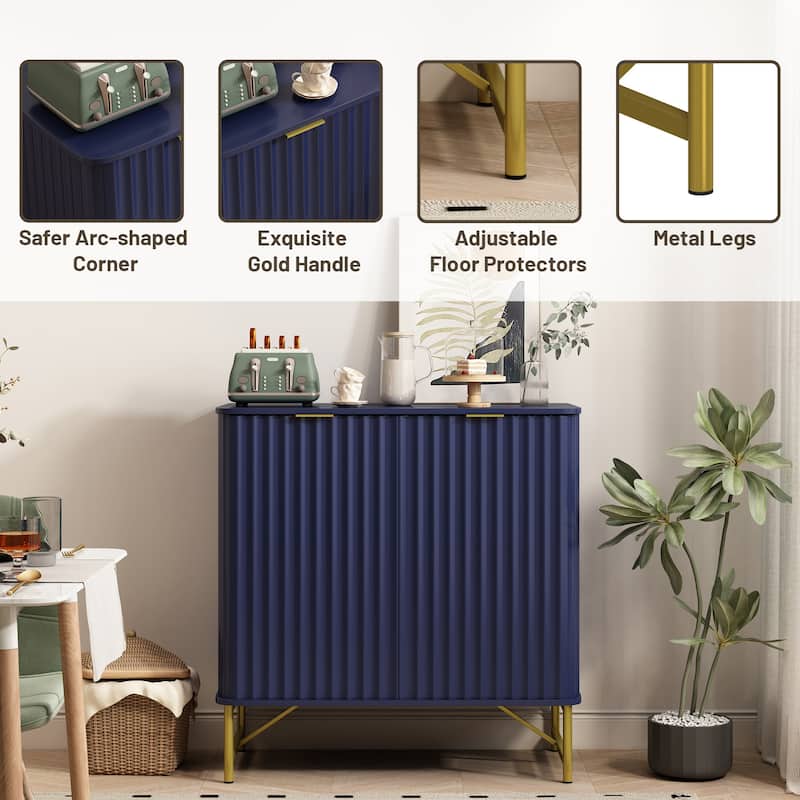 Clihome Modern MDF 2-Door Accent Sideboard