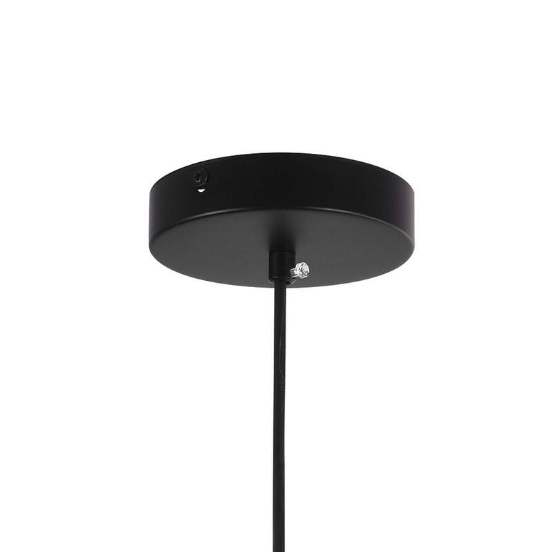 6-Light Modern Black/Gold Linear Sputnik Clear Glass Globe Bubble Chandelier for Kitchen Island