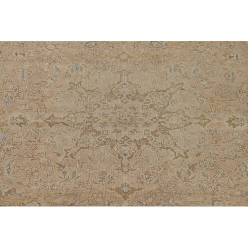 Najafabad Persian Vintage Rug Handmade Wool Carpet - 7'5"x 10'5"