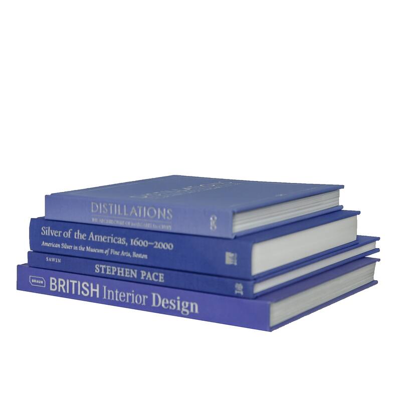 Books Blue Decorative Accessories: Denim & Silver ColorStak