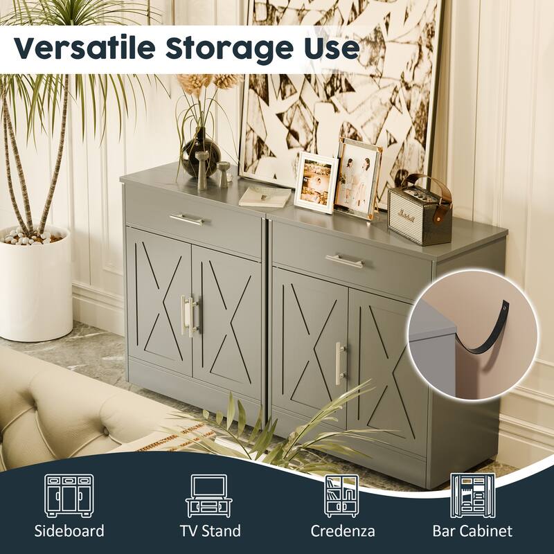 Futzca Sideboard Buffet Cabinet, Kitchen Storage Cabinet