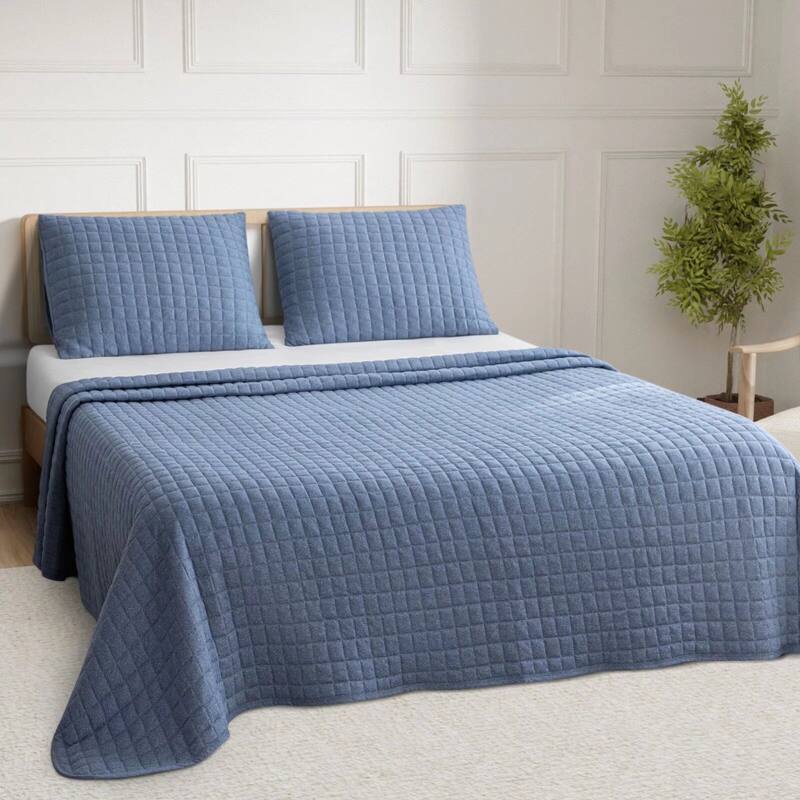 3-Piece Soft Jersey Knit Quilt Set