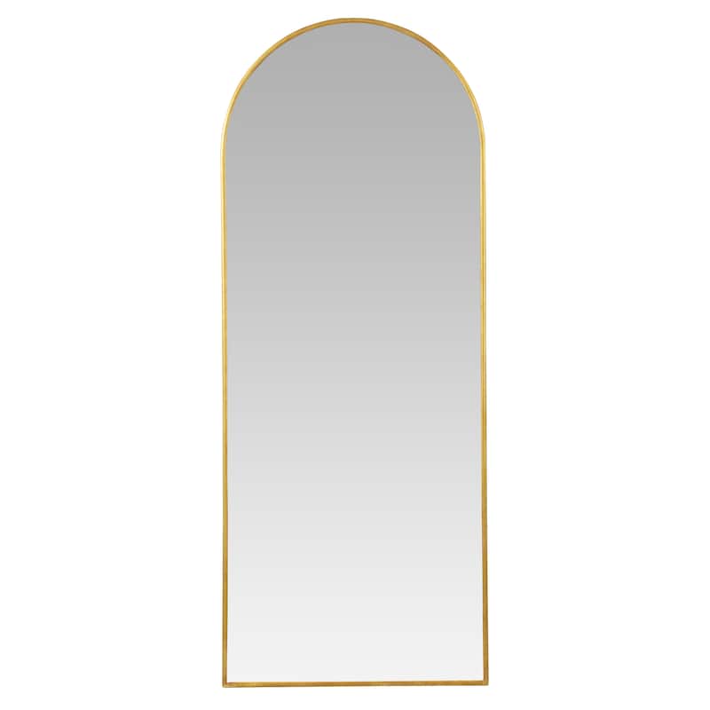Nadia Modern Arch Floor Mirror - 70"H x 28"W x 2"D