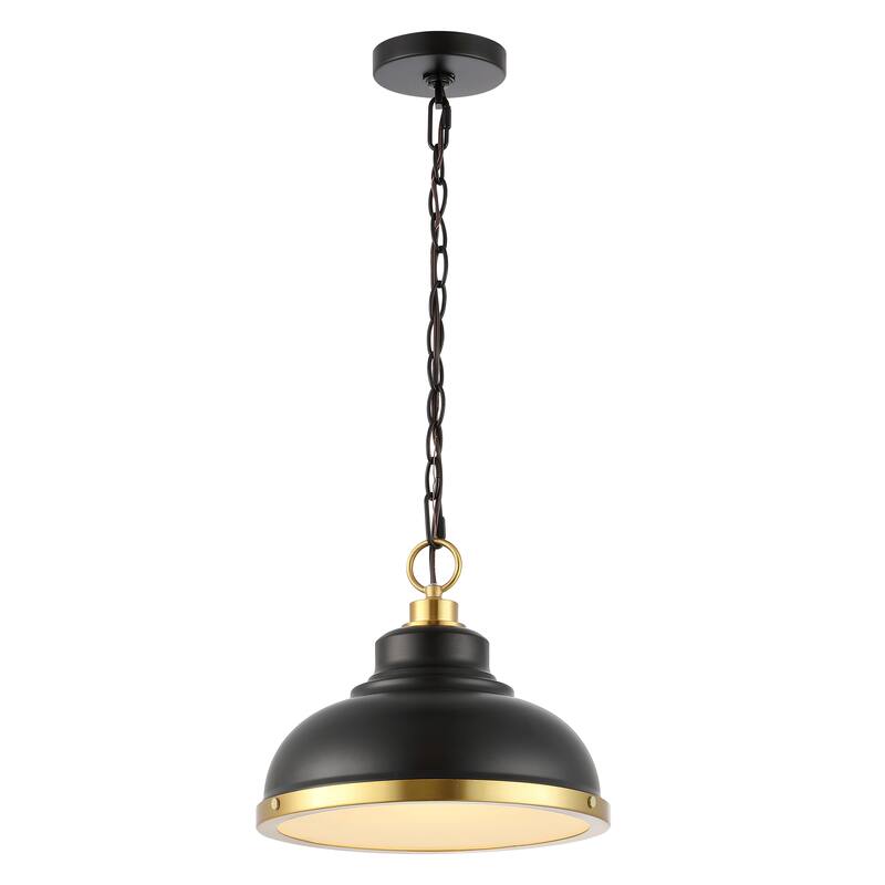 SAFAVIEH Selveta 12-inch Pendant Light - 12 In. W x 12 In. D x 14-73 In. H - Oil Rubbed Bronze - 12Wx12Dx73H