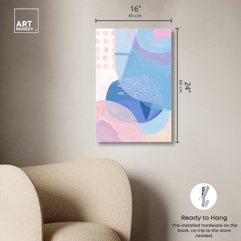 Doll Memories - Pretty Blue II Acrylic by Art Remedy, Ready to Hang