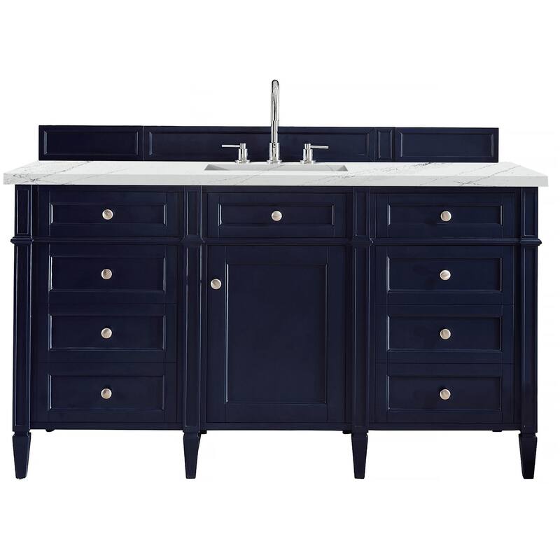 James Martin Vanities 650-V60S-FENC Brittany 60" Free Standing Single - Victory Blue