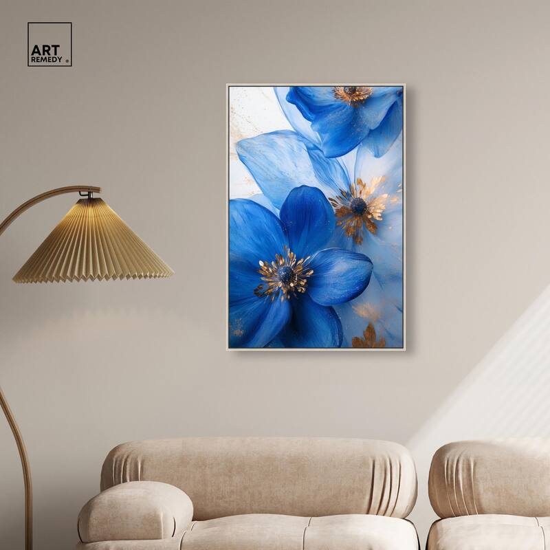 Twilight Teal Tint I Canvas by Art Remedy